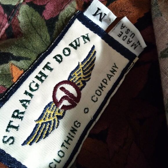 Vintage Japanese Maple Leaves Pattern Hawaiian Shirt - Picture 6 of 6